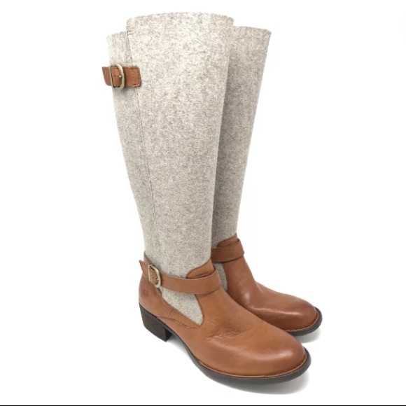 born cognac boots